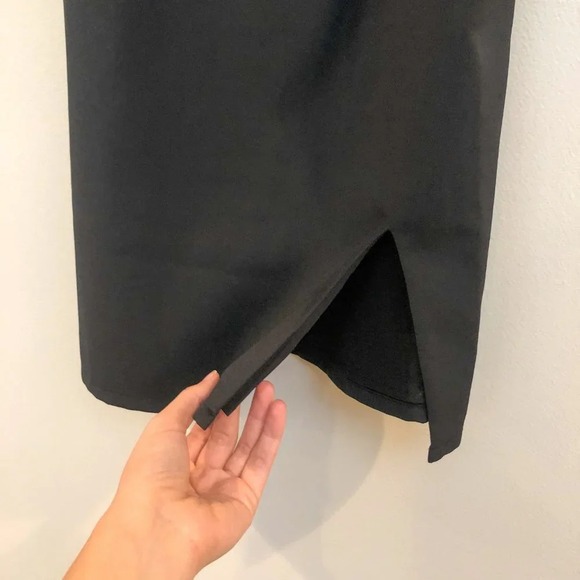 NEW NBD Black Grommet Sleeveless Mini Going Out Classic Dress Square Neckline XS - Picture 2 of 9